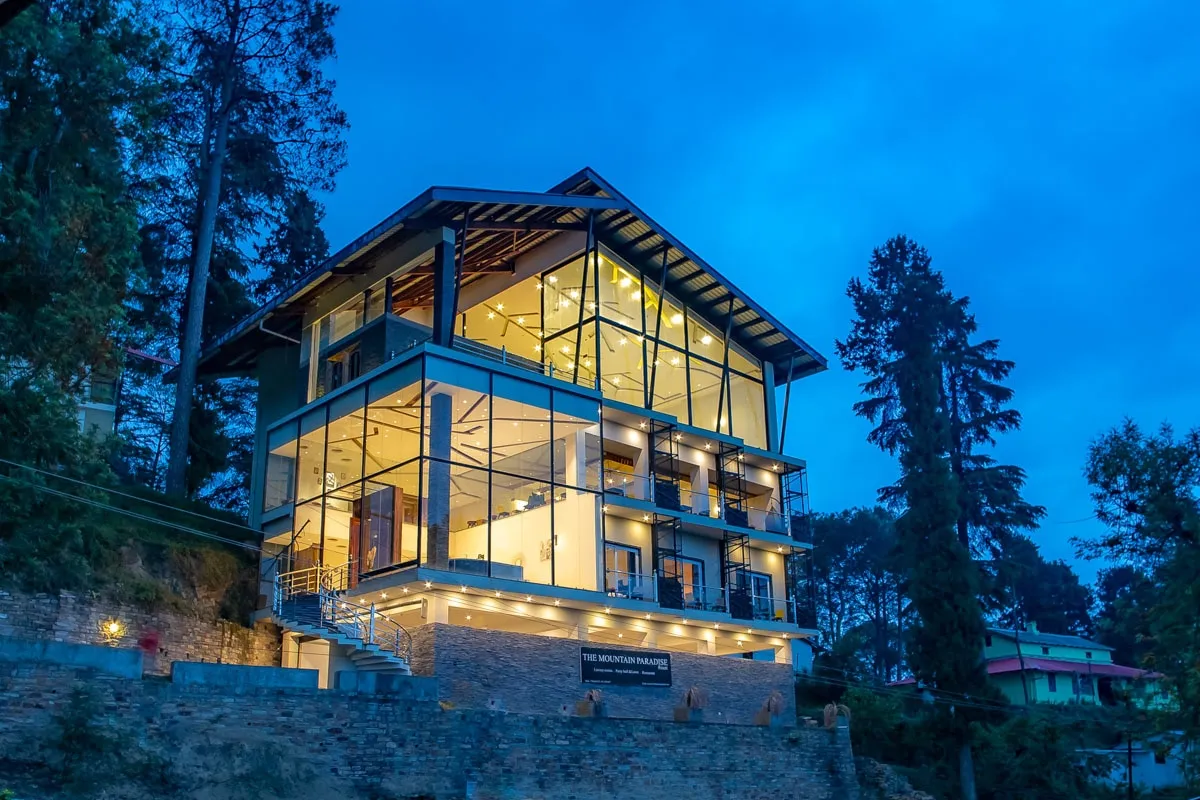 The Mountain Paradise Resort, Almora Facade