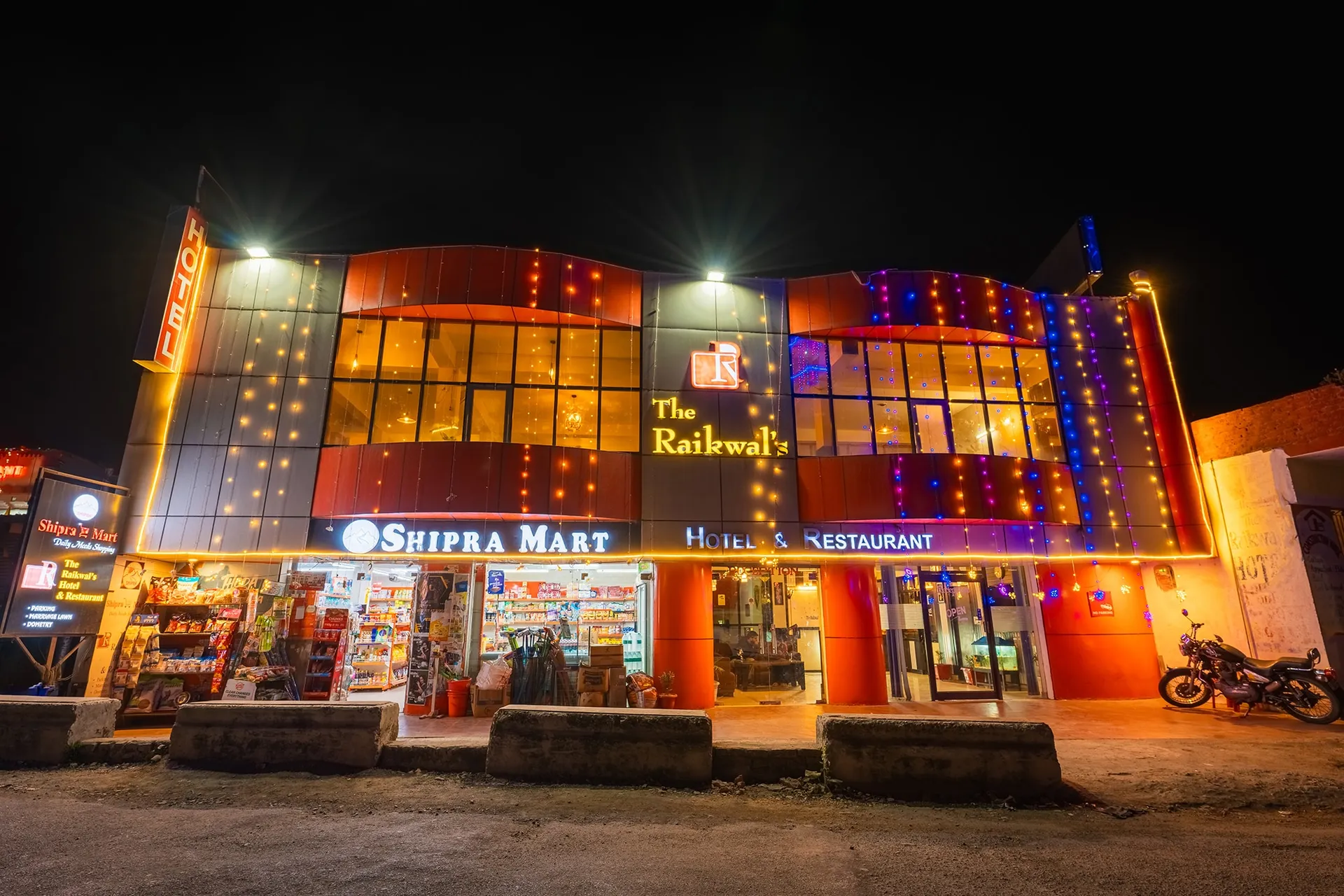 The Raikwal's Hotel & Restaurant Entrance