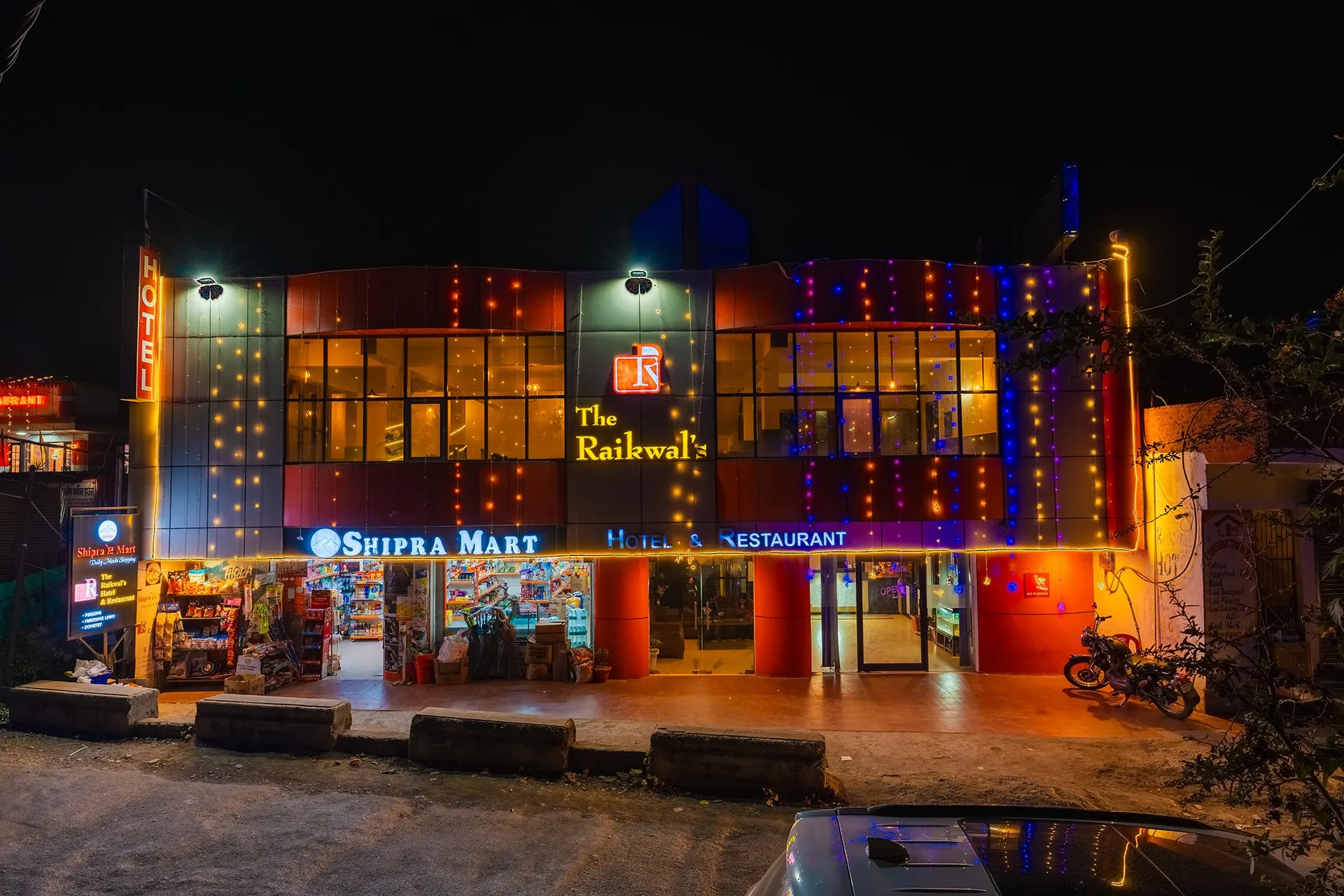 The Raikwal's Hotel & Restaurant Entrance