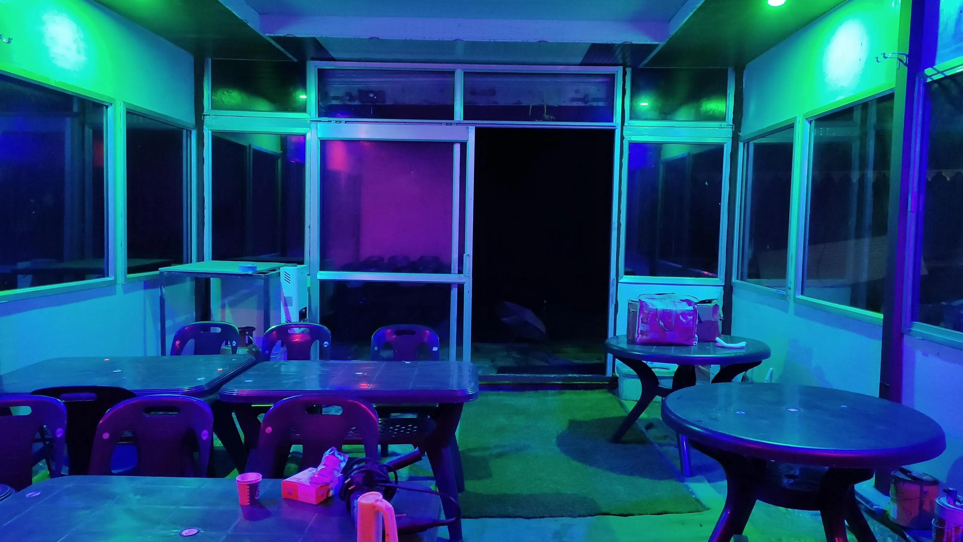 The Meadows Chopta Camp Stay Dining Area