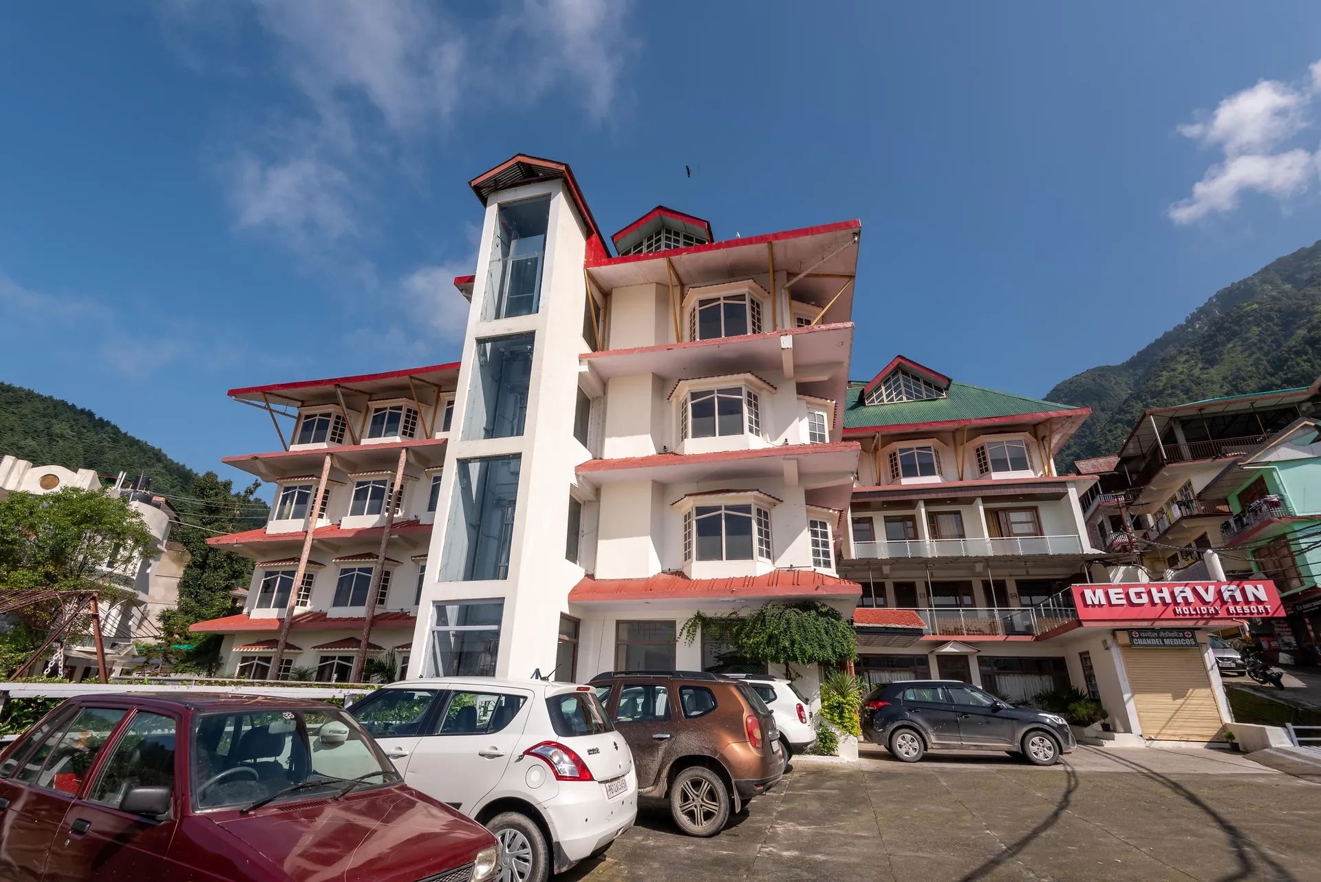 DLS Meghavan Resort Parking