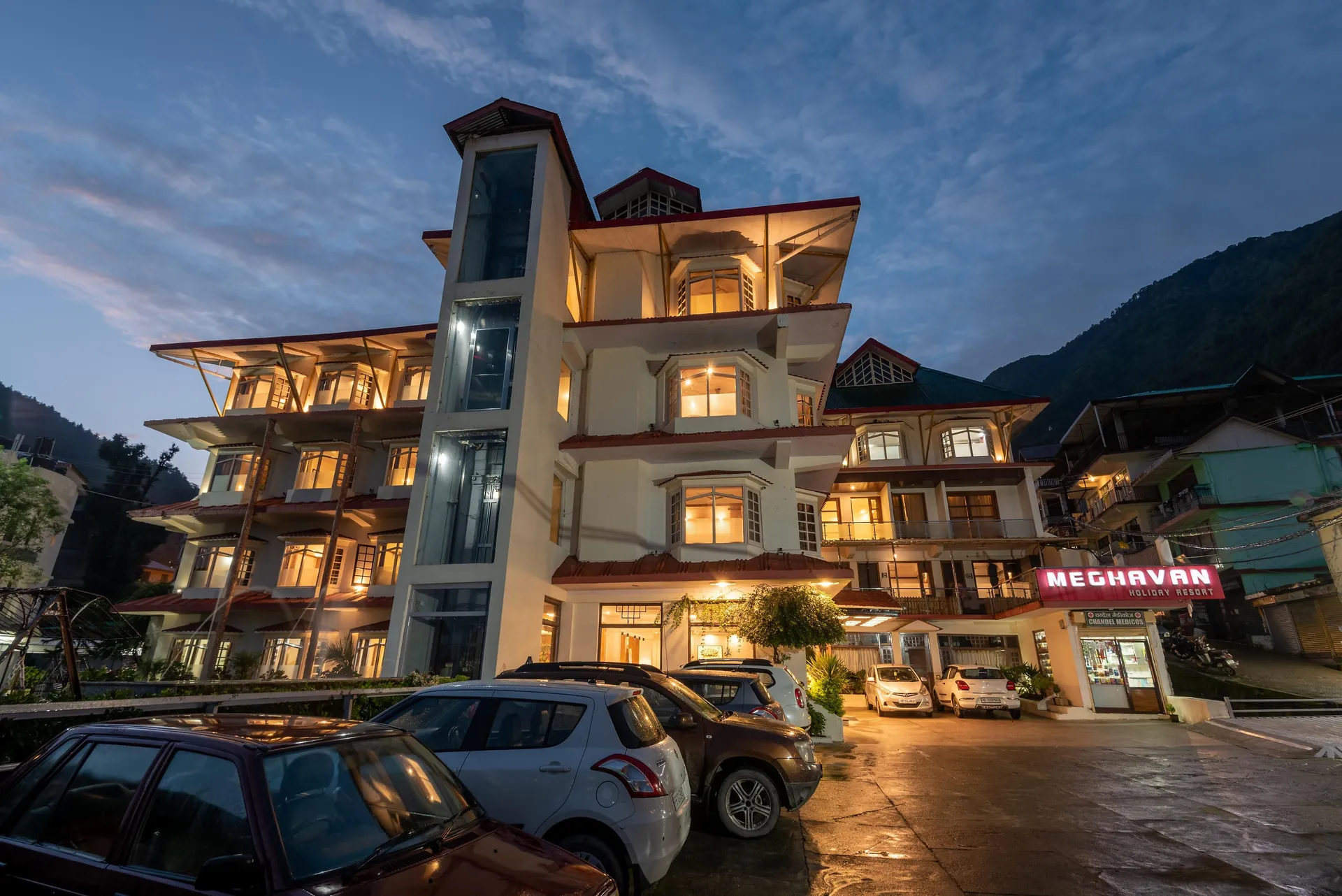 DLS Meghavan Resort Parking