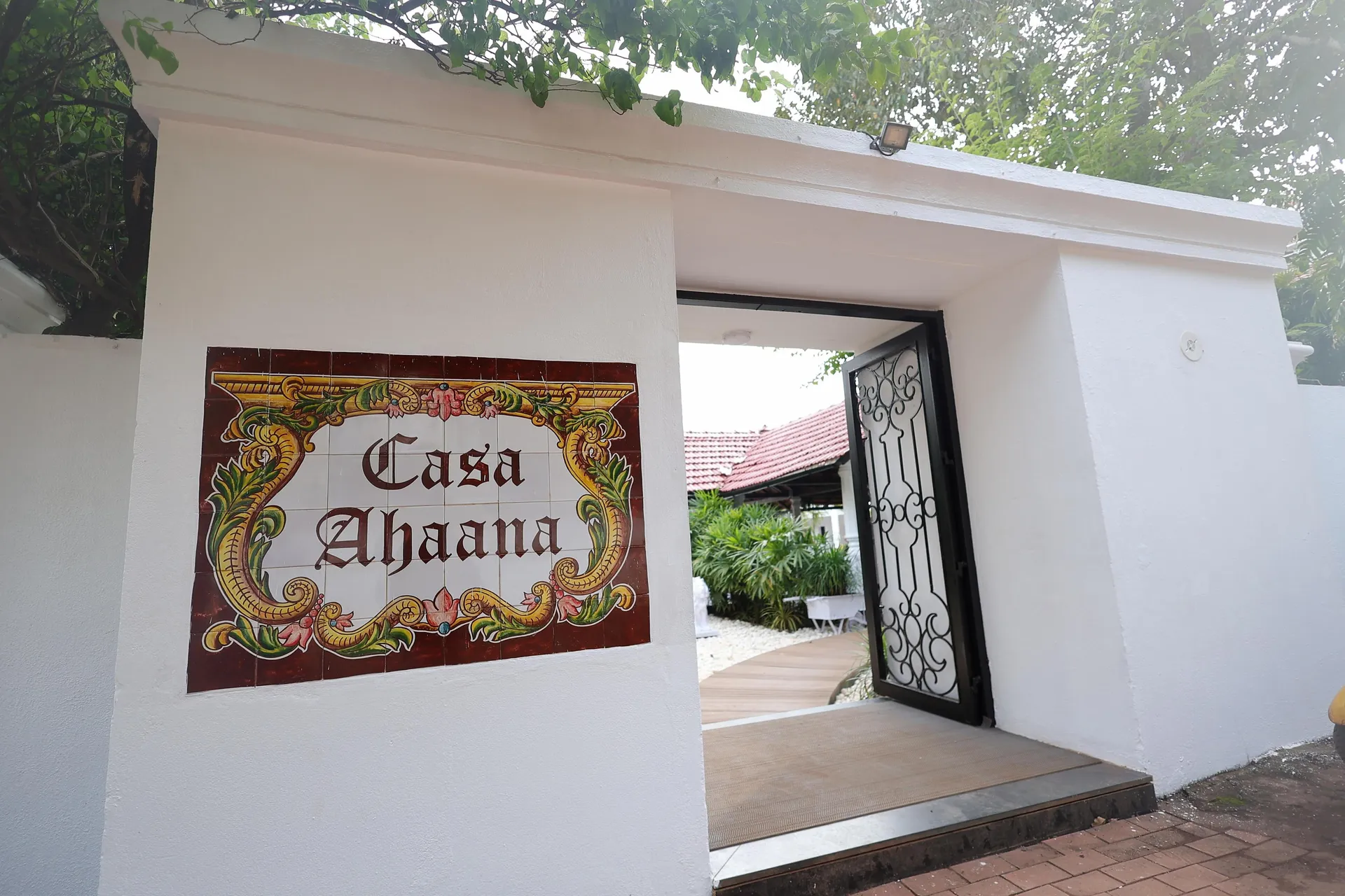 Casa Ahaana Resort Vagator, By Lavin Hotels. Entrance