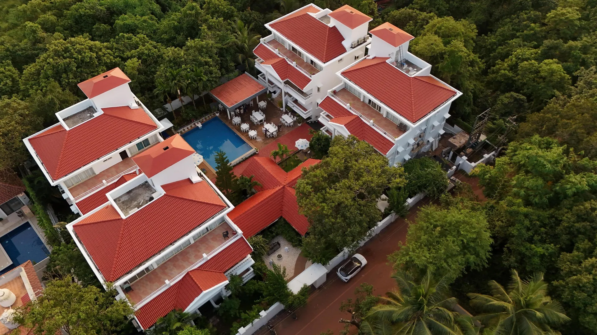 Casa Ahaana Resort Vagator, By Lavin Hotels. Facade
