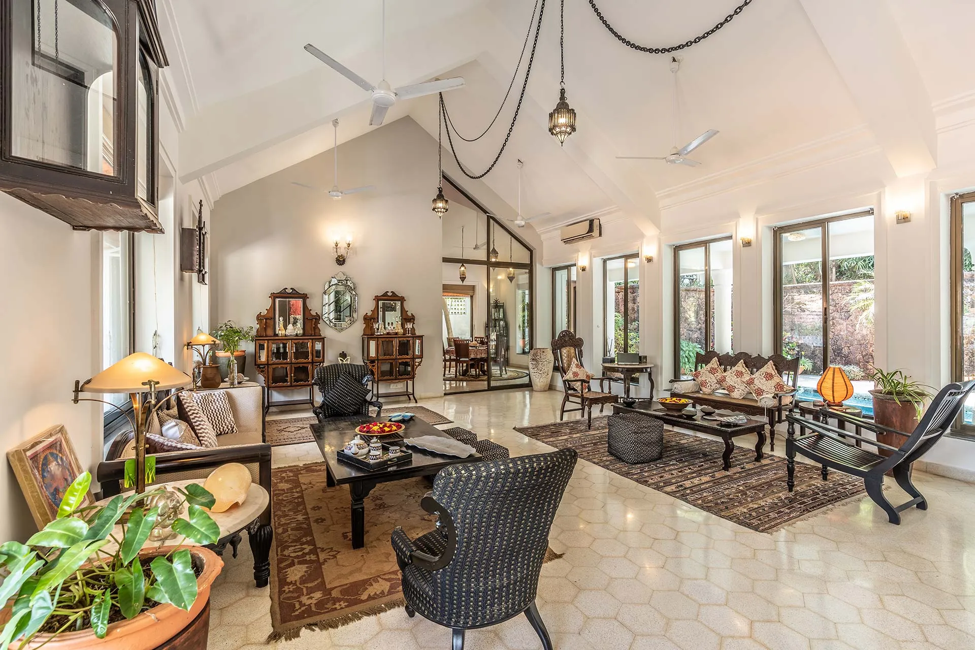 StayVista | Vintage Hideaway 4 BHK Villa Living Room