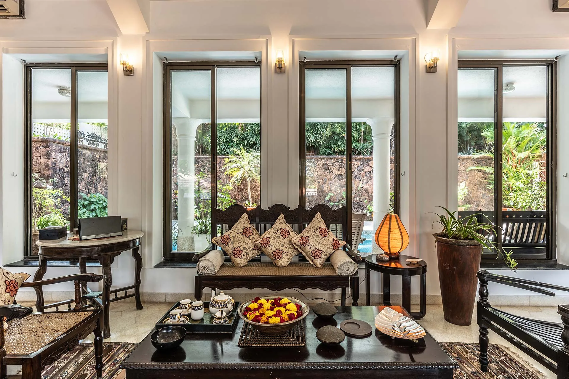 StayVista | Vintage Hideaway 4 BHK Villa Living Room