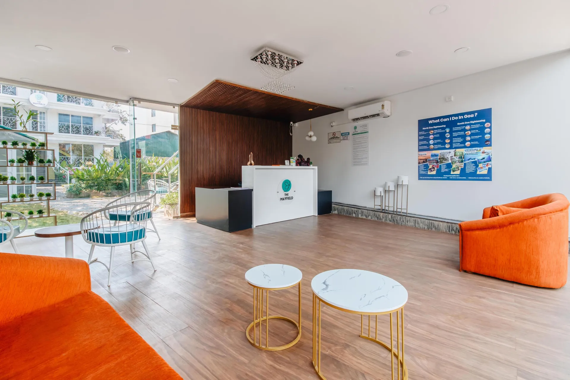 The Mayfield Resort Vagator Reception