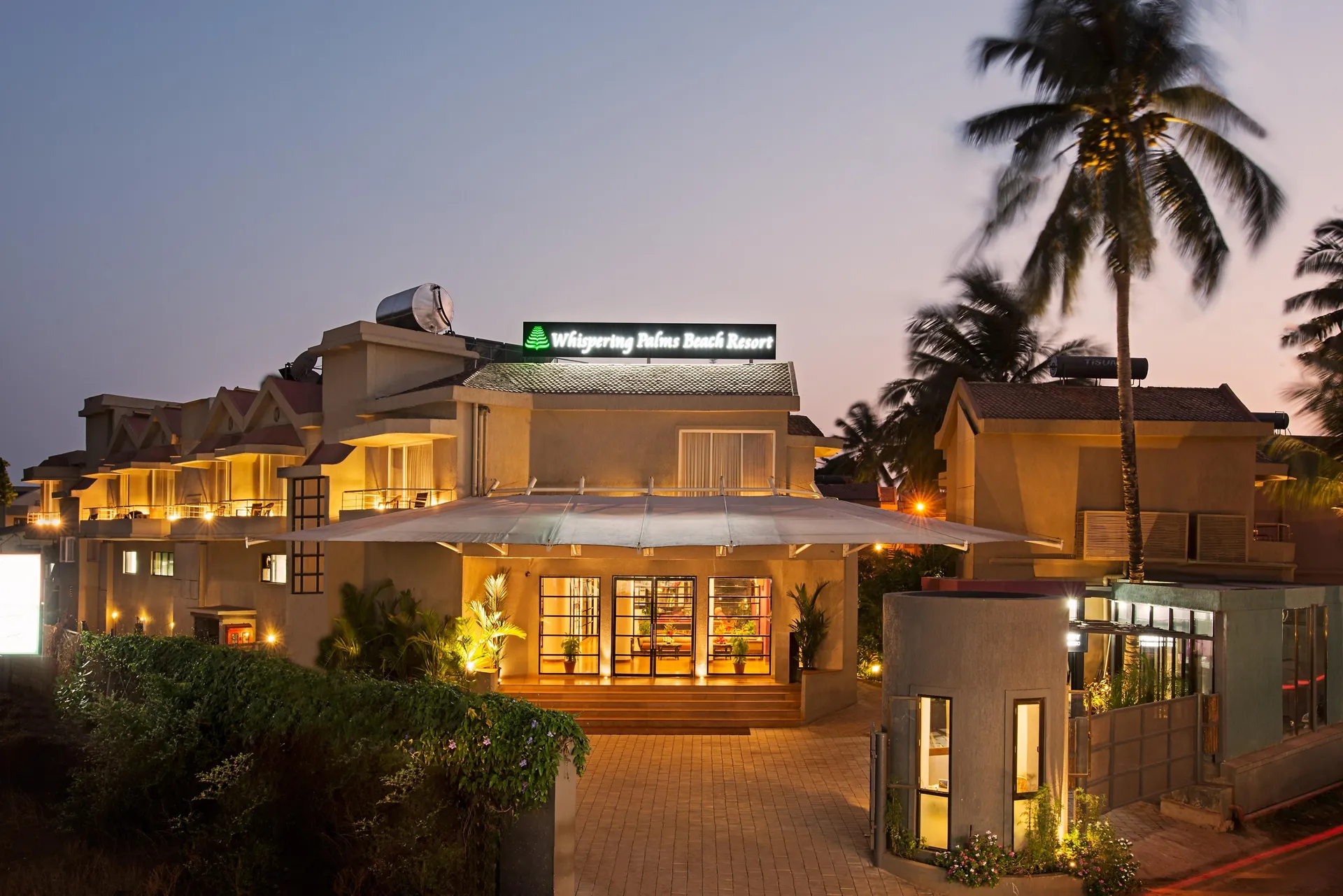 Whispering Palms Beach Resort Entrance