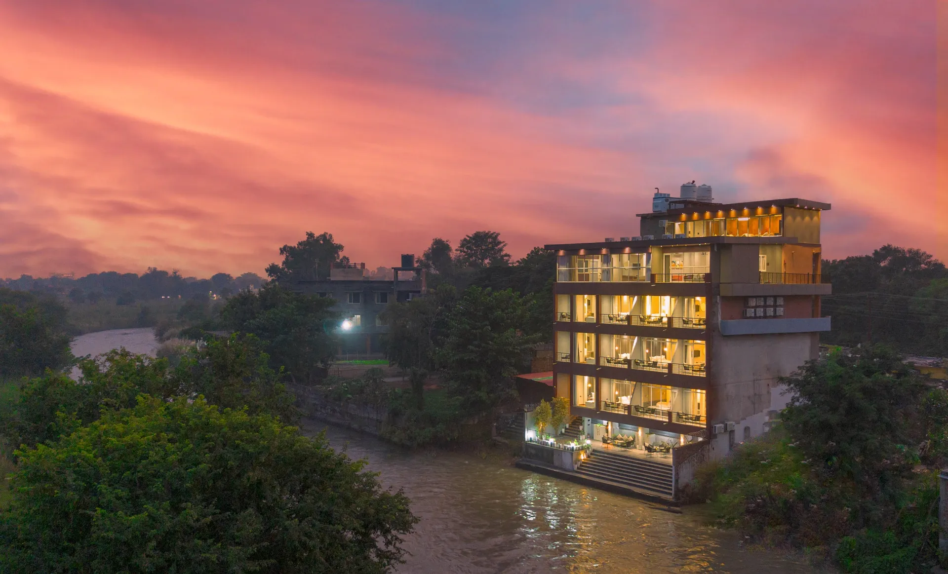 Sukoon by the Ganges - A Unit of Perfectstayz Group Facade