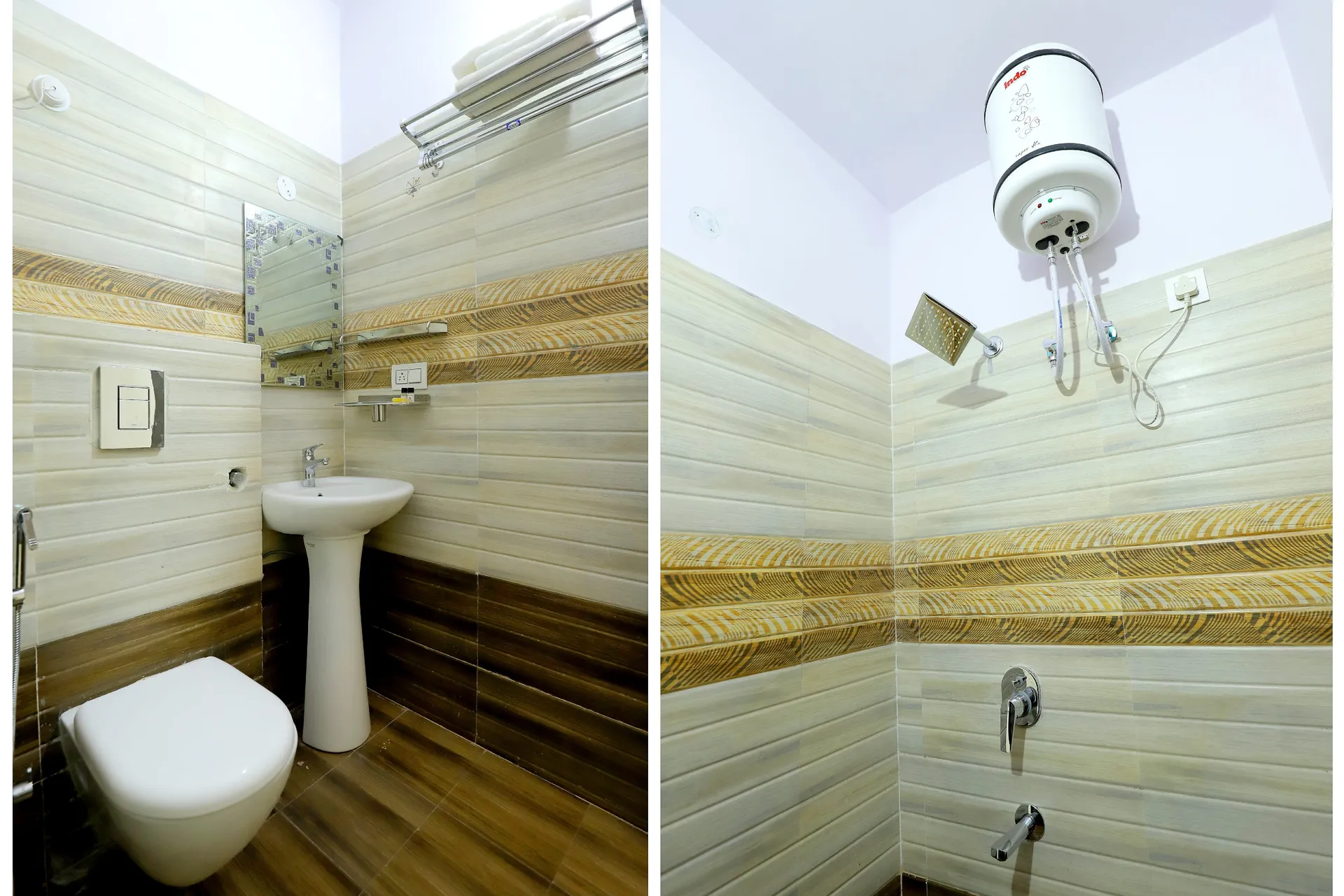 Umra grace - Hotel in Haridwar by Perfect stayz Washroom