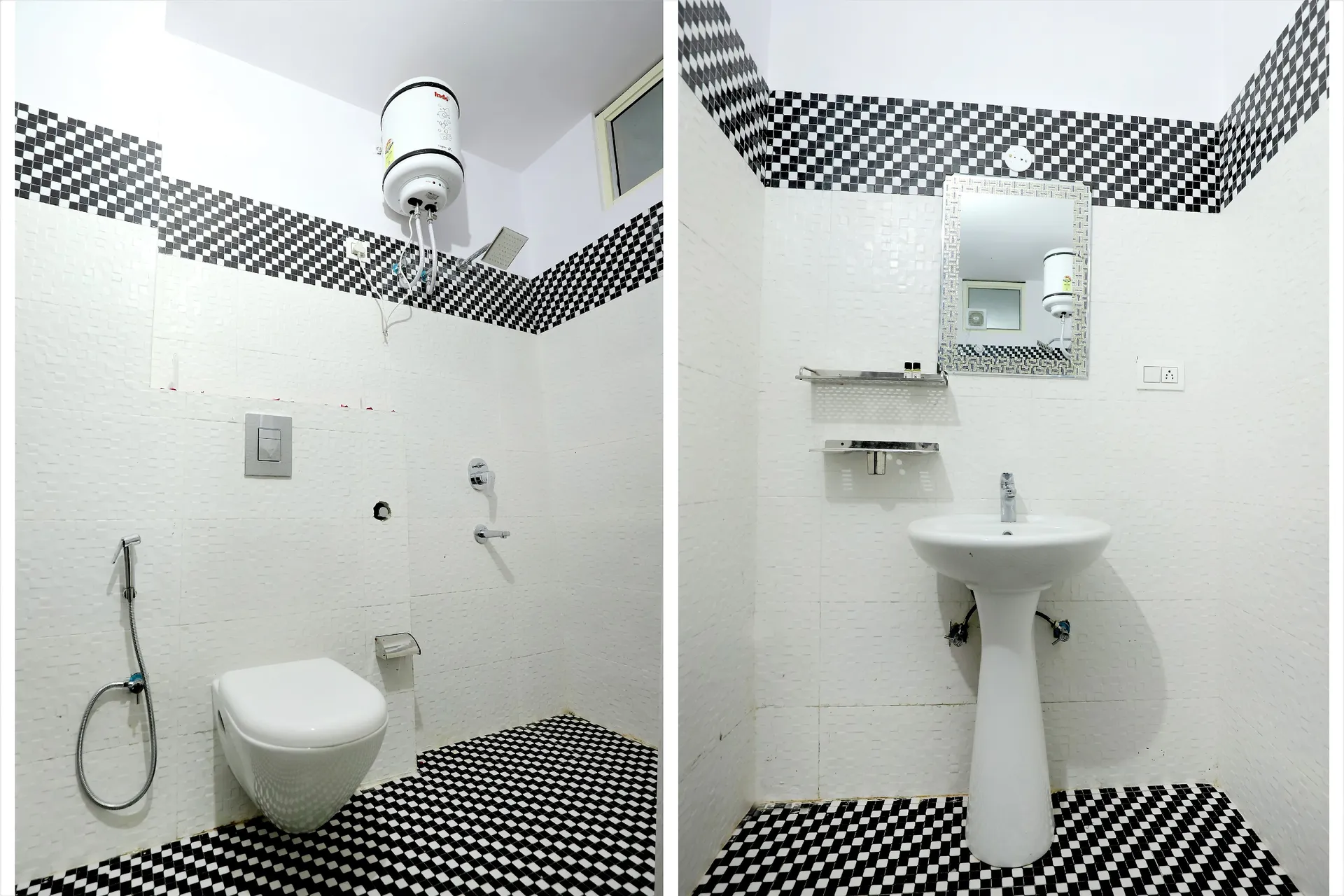 Umra grace - Hotel in Haridwar by Perfect stayz Washroom