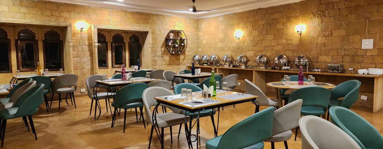 Foxoso Desert Luxury Camps Dining Area