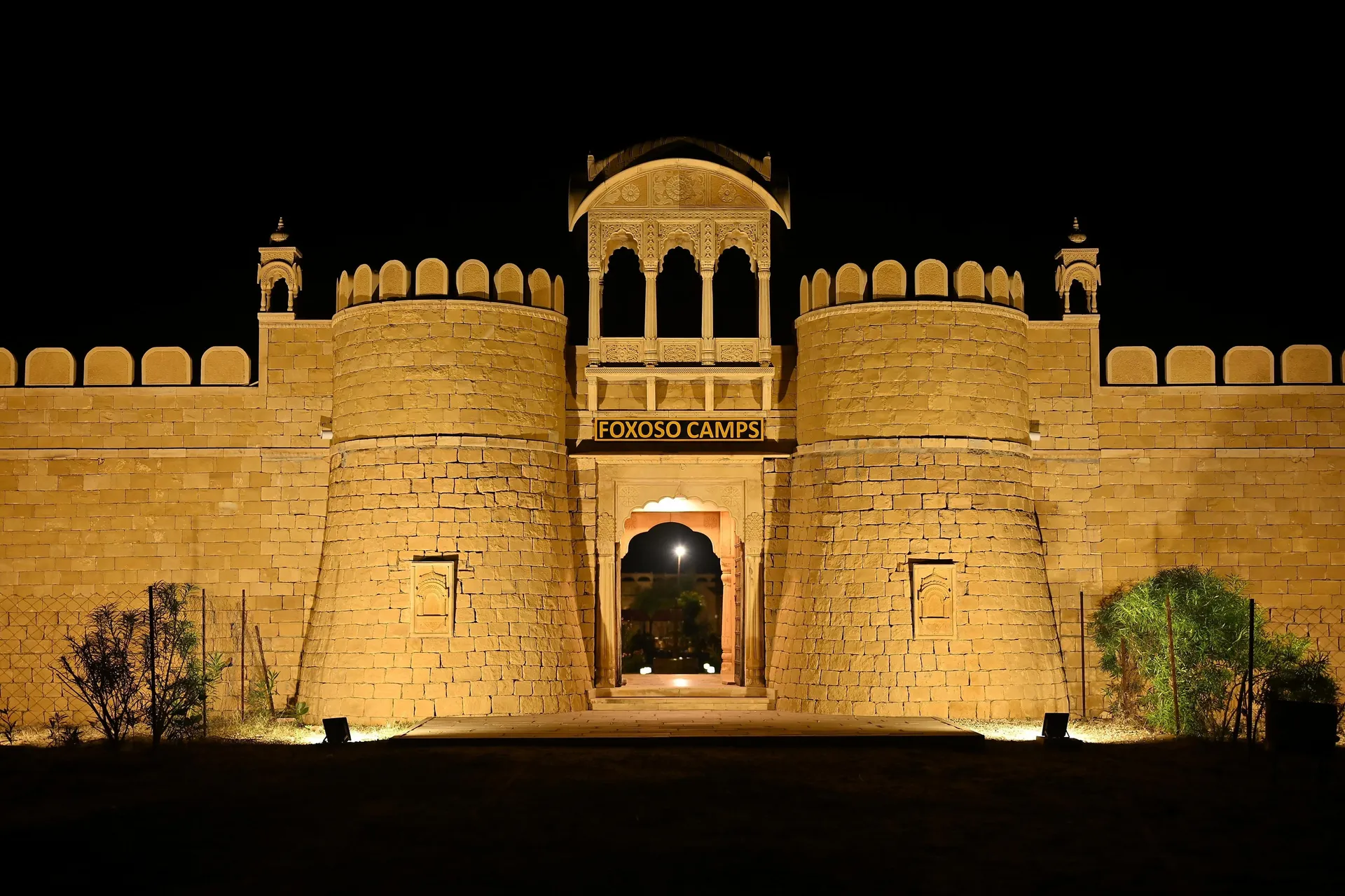 Foxoso Desert Luxury Camps Entrance