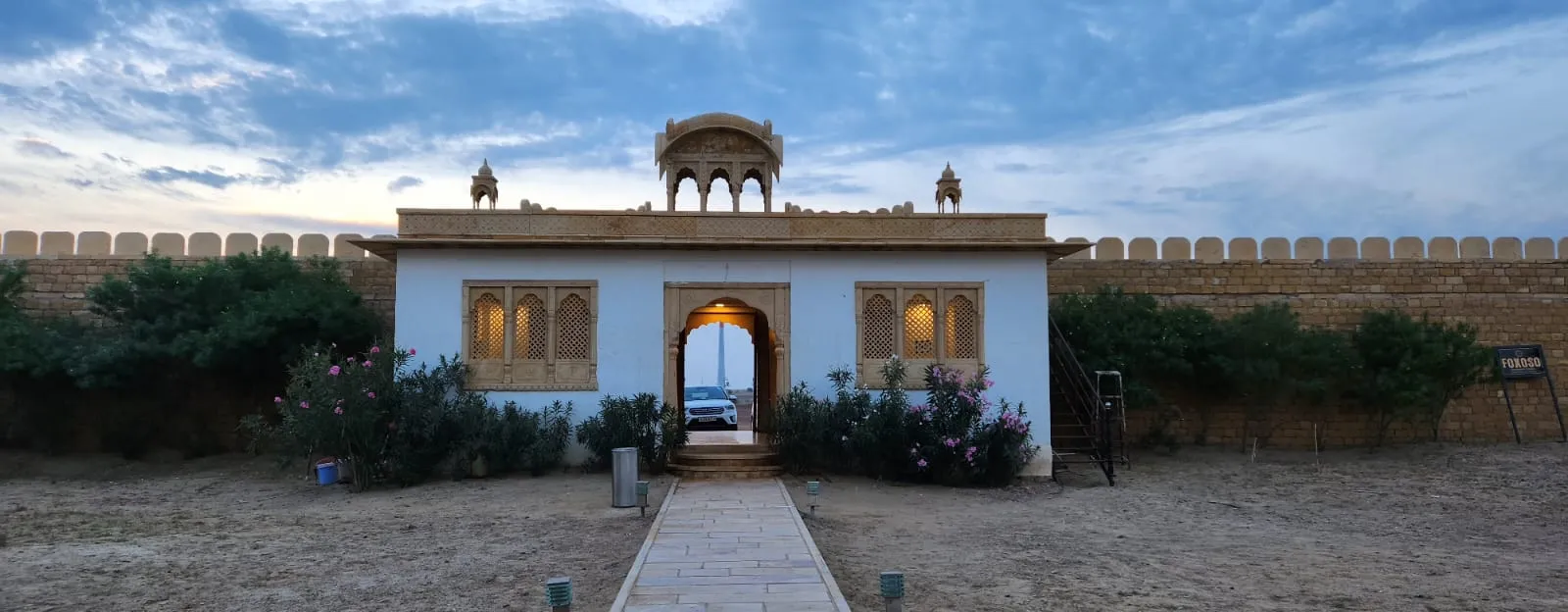 Foxoso Desert Luxury Camps Entrance