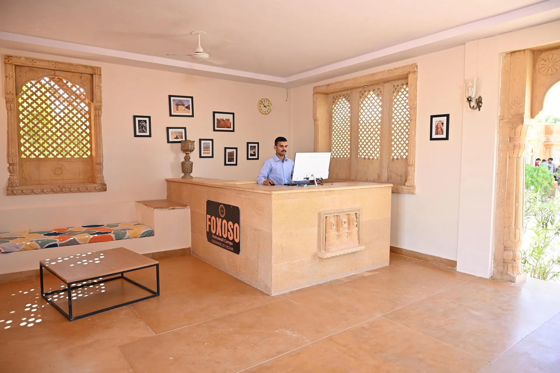 Foxoso Desert Luxury Camps Reception