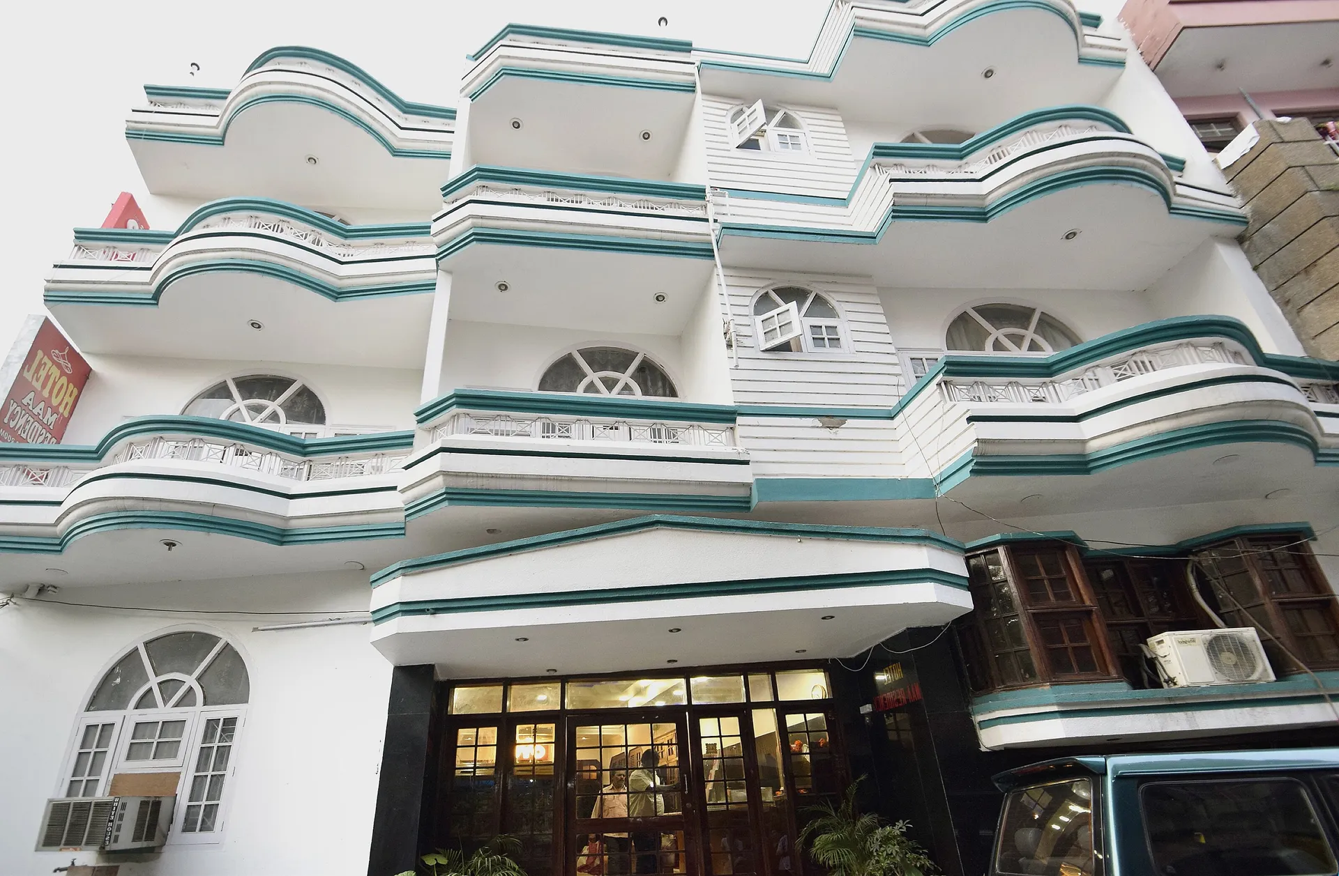 Hotel O Maa Residency Entrance