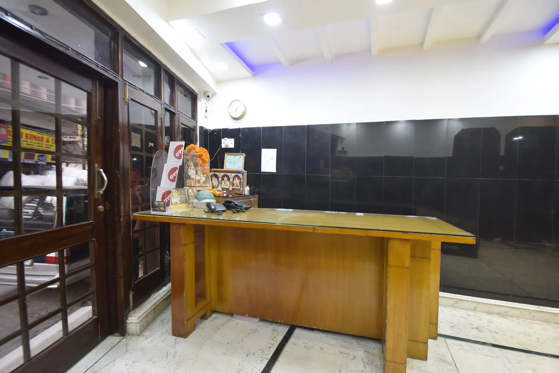 Hotel O Maa Residency Reception