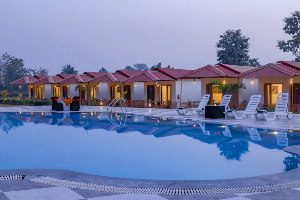 Corbett Tranquil Tiger Resort Swimming Pool