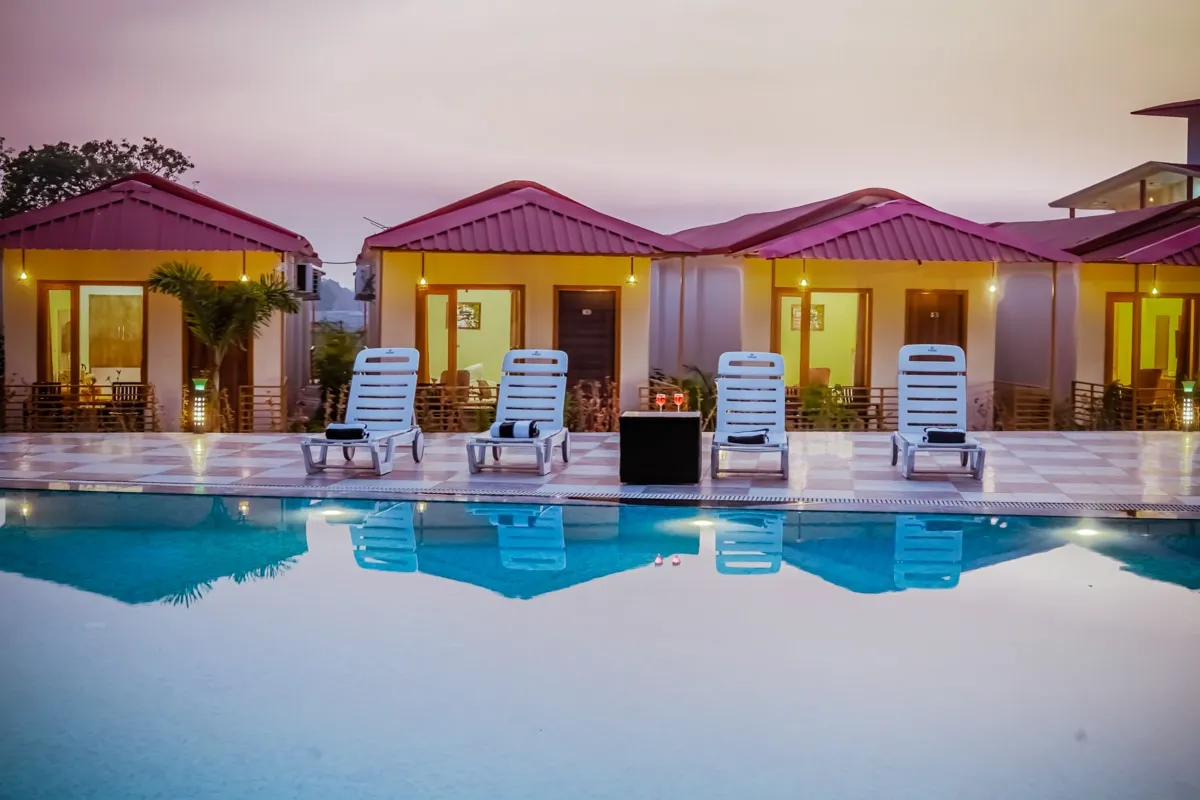 Corbett Tranquil Tiger Resort Swimming Pool