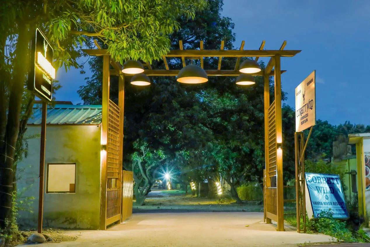 Corbett Wild Resort-A River Access Property Entrance