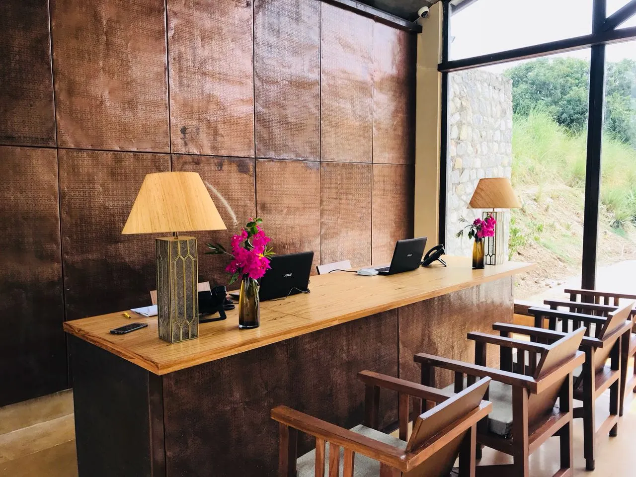 Saraca Resort & Spa Corbett Reception