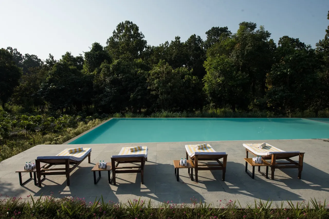 Saraca Resort & Spa Corbett Swimming Pool
