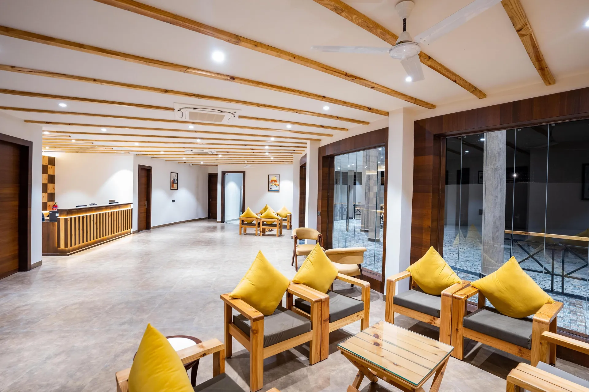 Shervani Pebbles and Pines Corbett Reception
