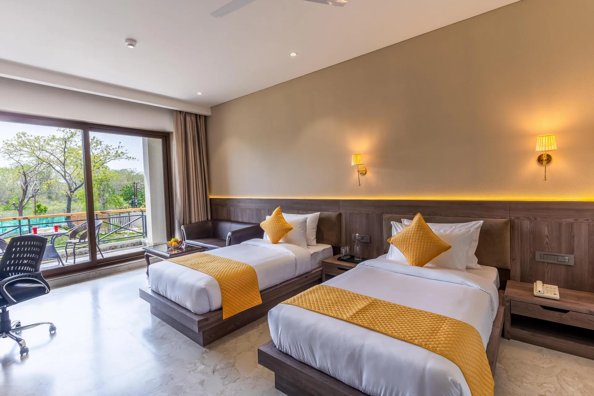 Shervani Pebbles and Pines Corbett Room