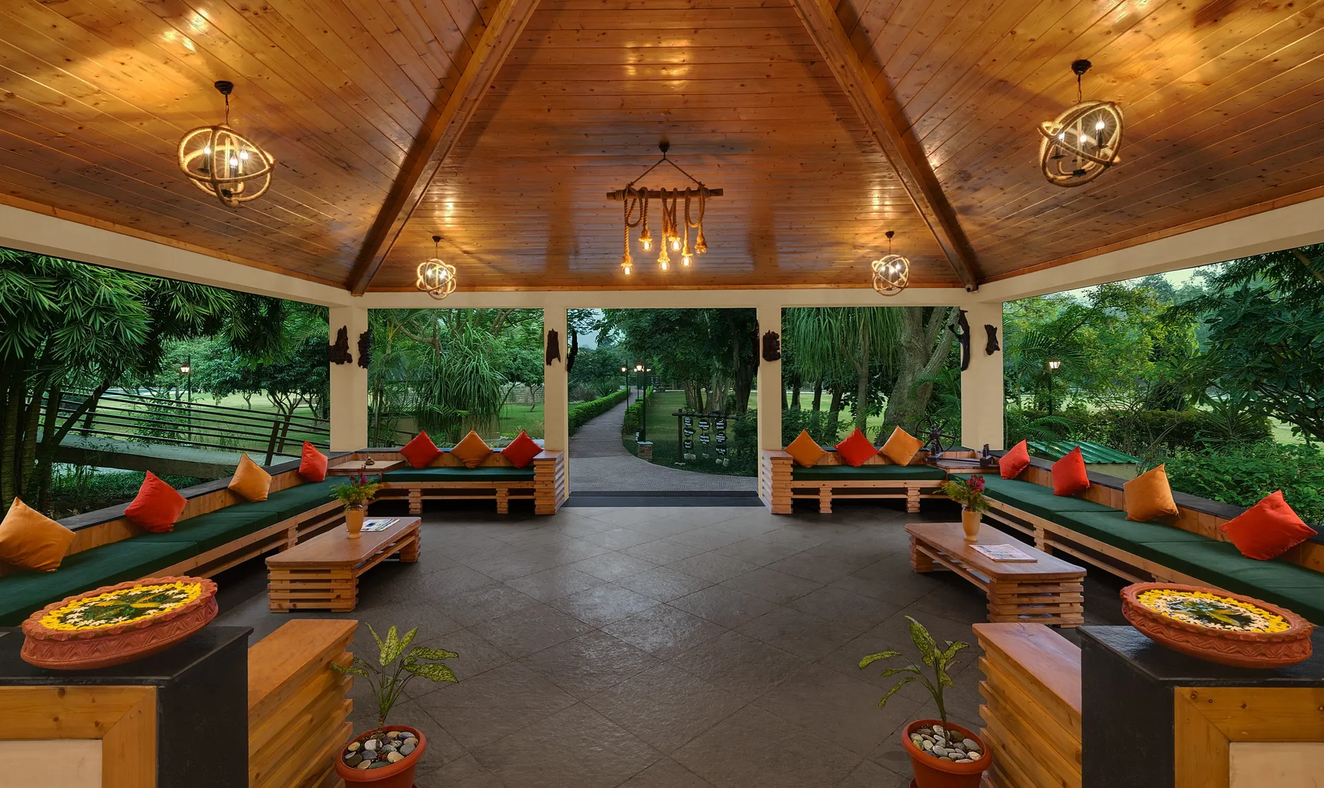 Tarangi Resort & Spa- A River Access Property Common Area