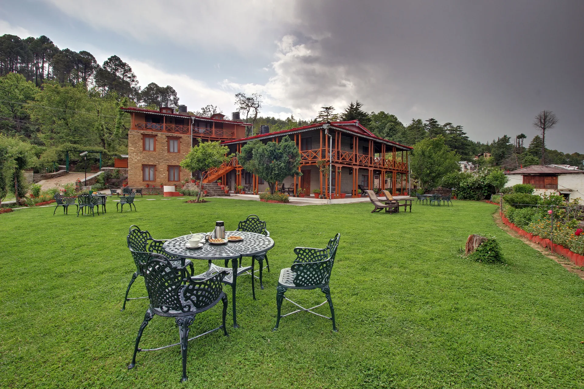 Chevron Eco Lodge Facade