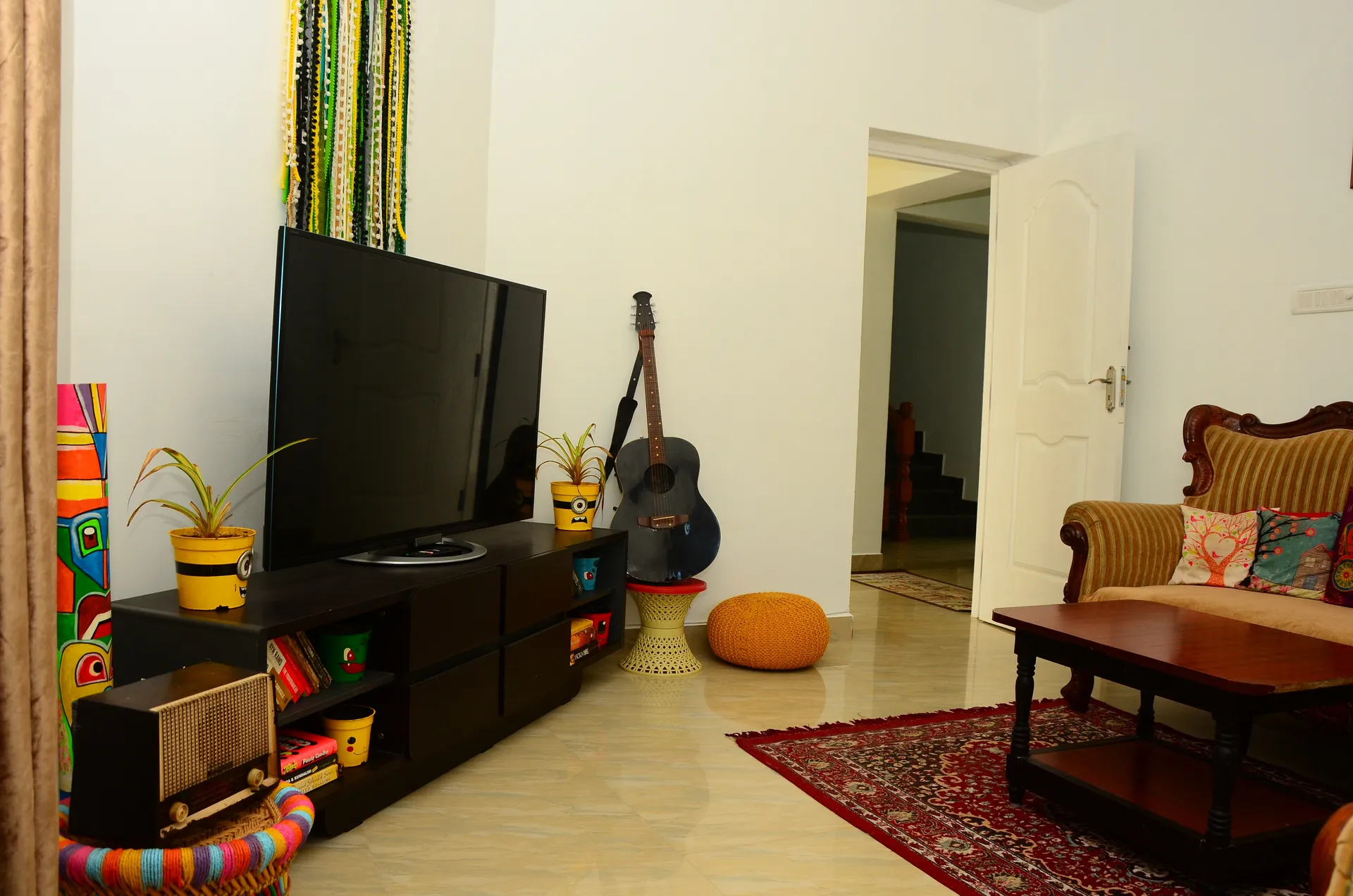 Bohemian Hideaway Kodaikanal Living Room