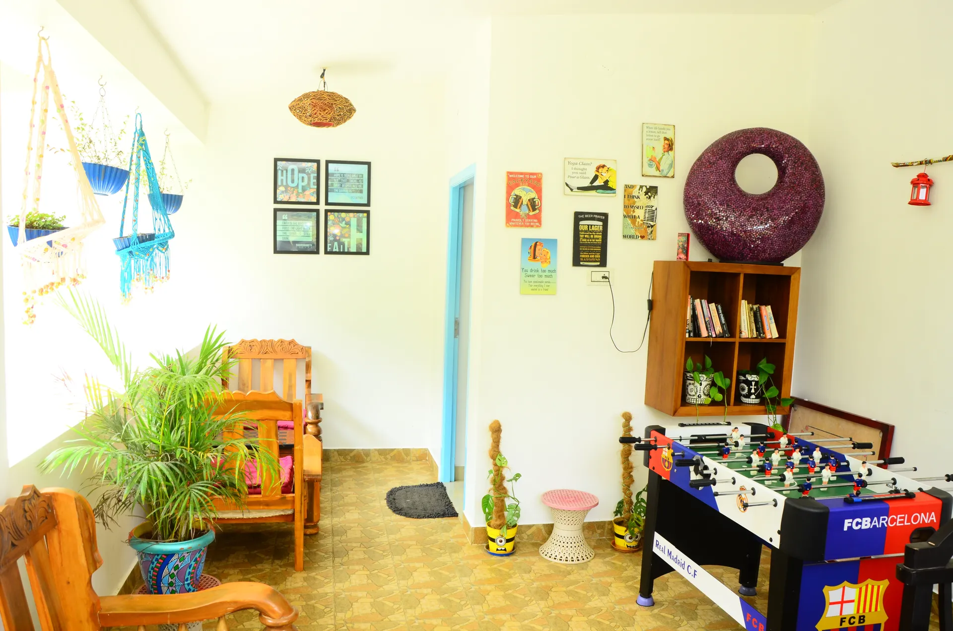 Bohemian Hideaway Kodaikanal Living Room