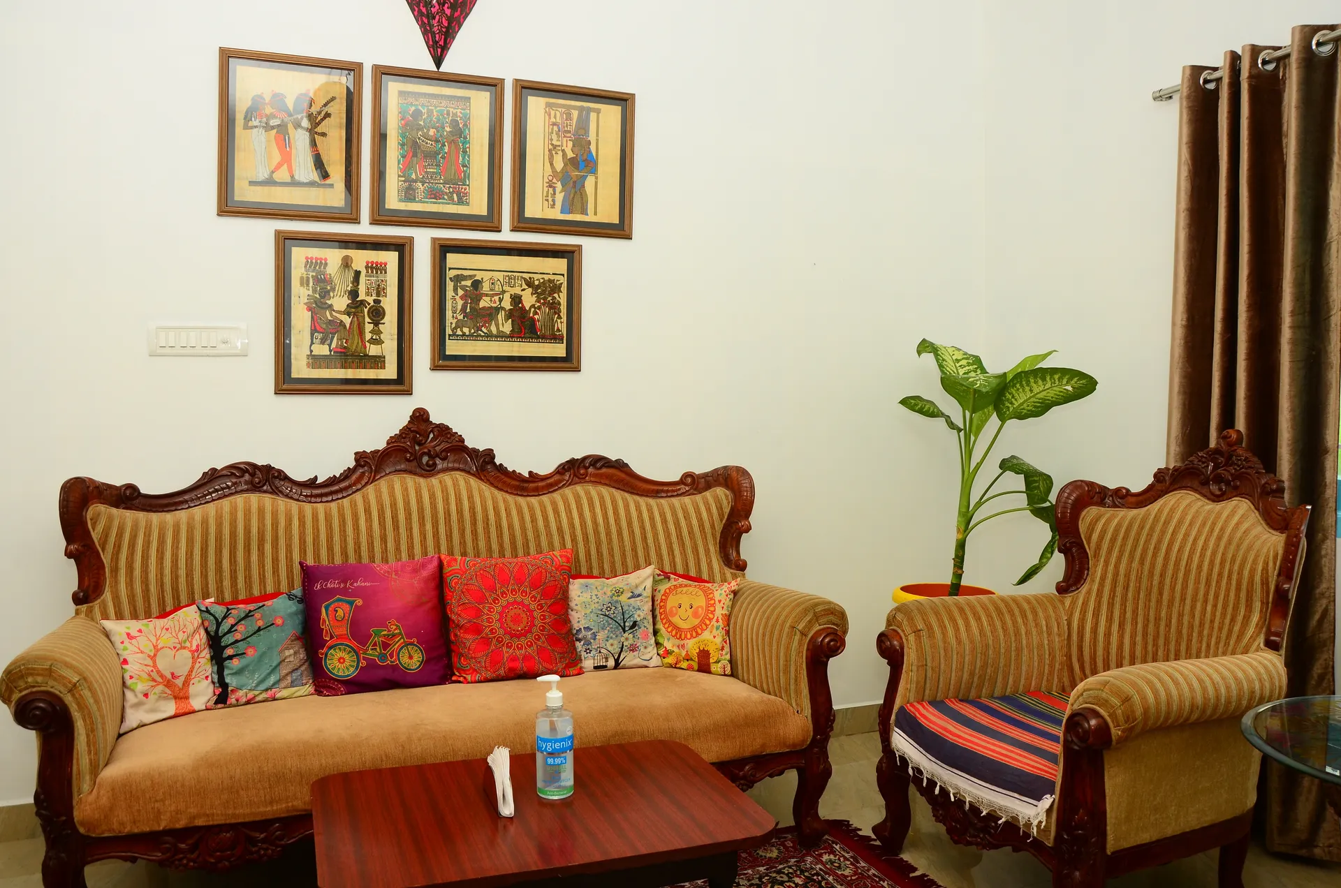 Bohemian Hideaway Kodaikanal Living Room