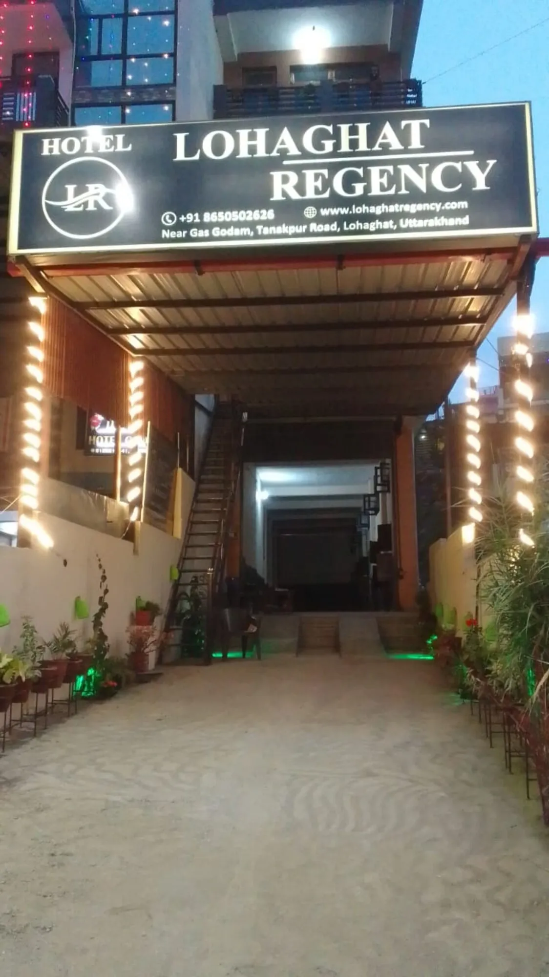 Hotel Lohaghat Regency Near Railway station Facade