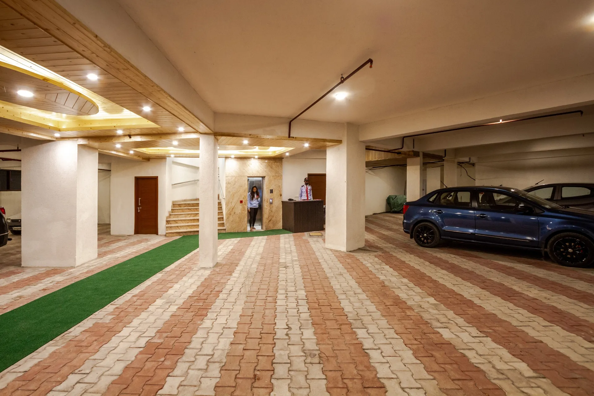 DLS La serene Valley Parking