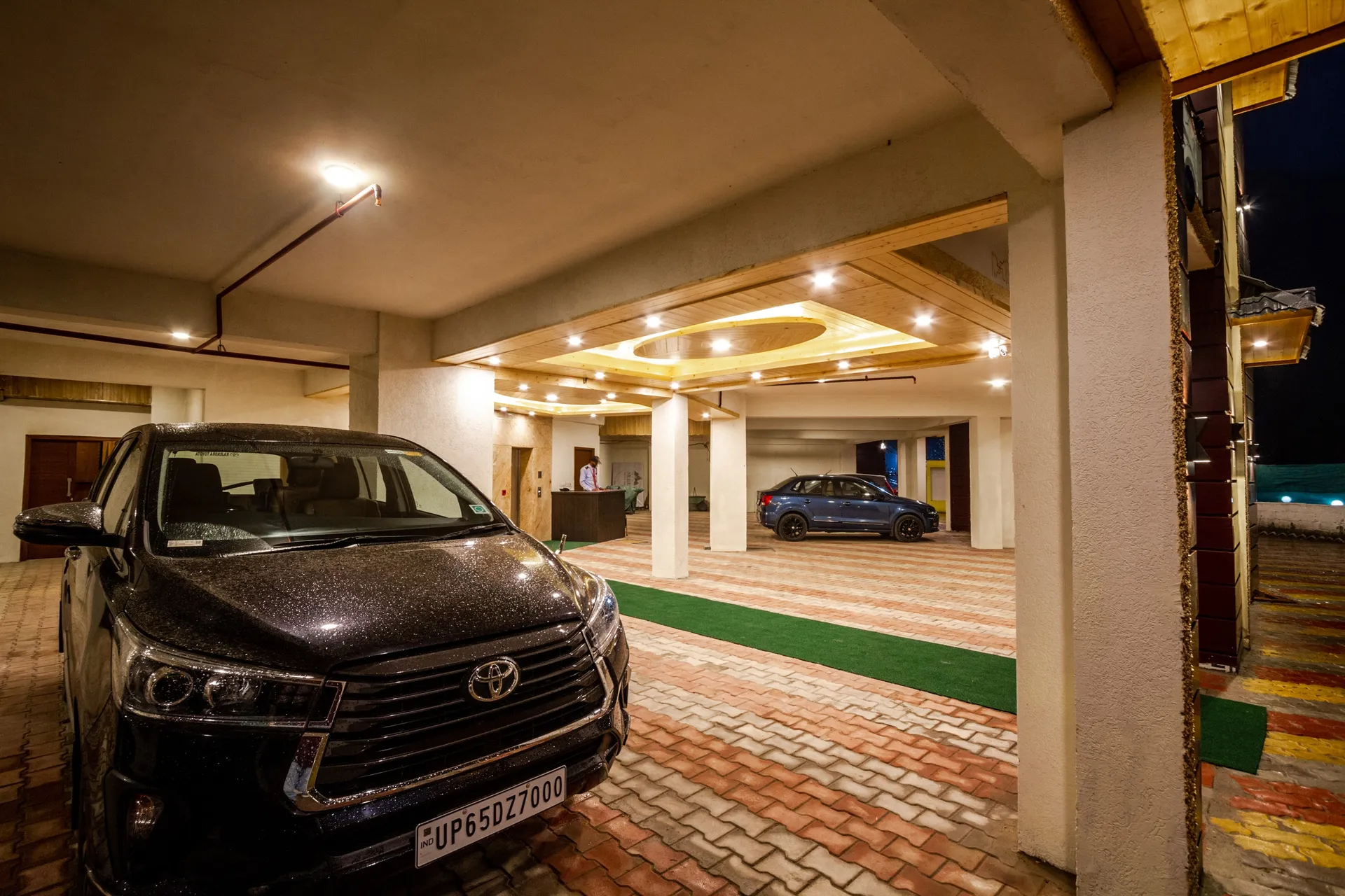 DLS La serene Valley Parking