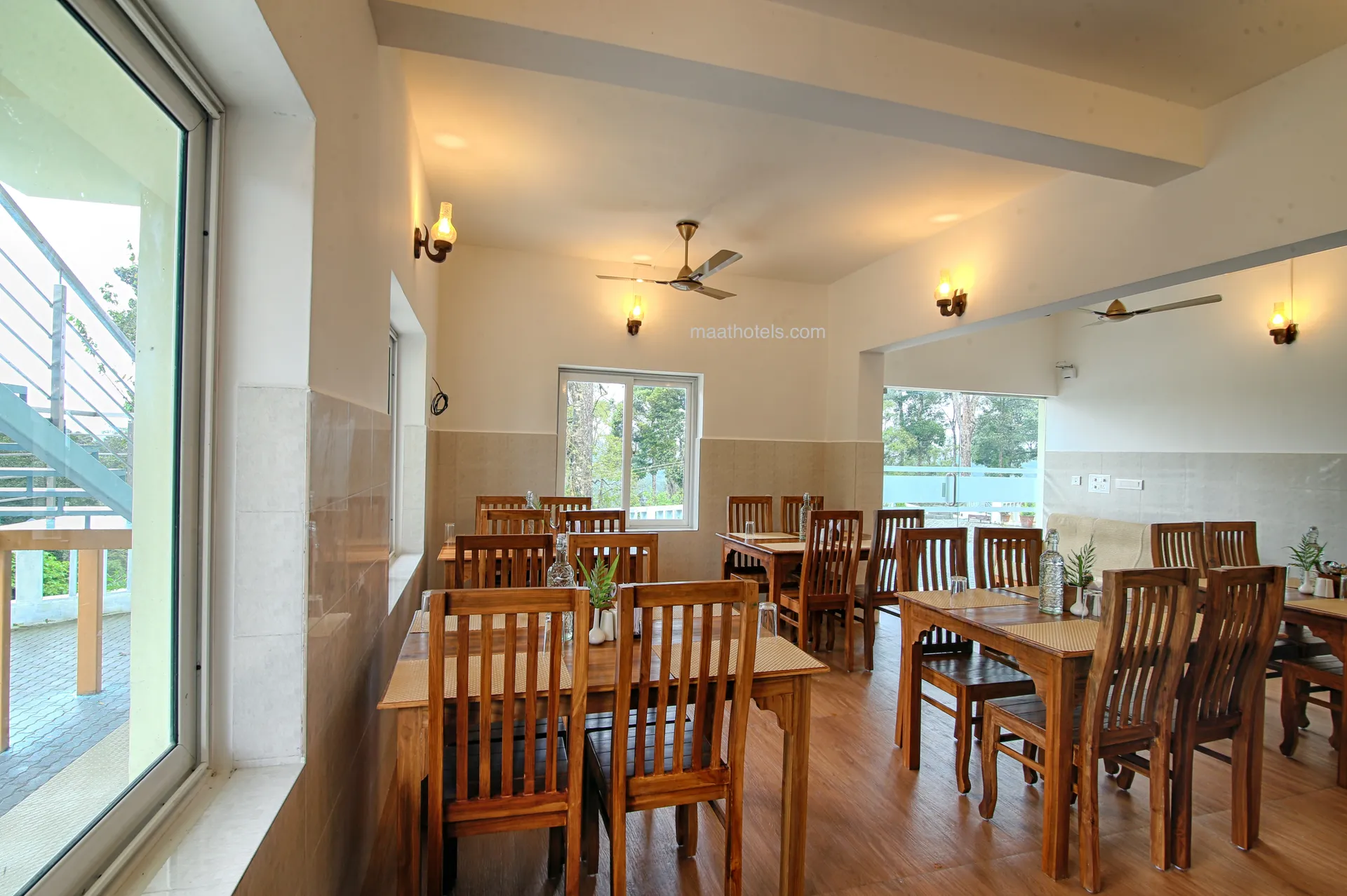 Dew Drops Farm Resort Dining Area