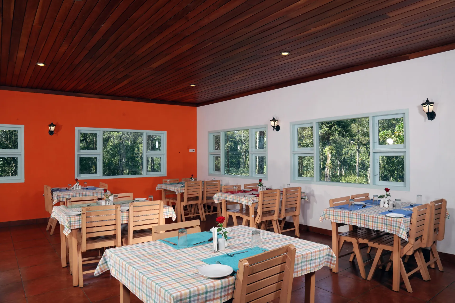 Dew Drops Farm Resort Dining Area