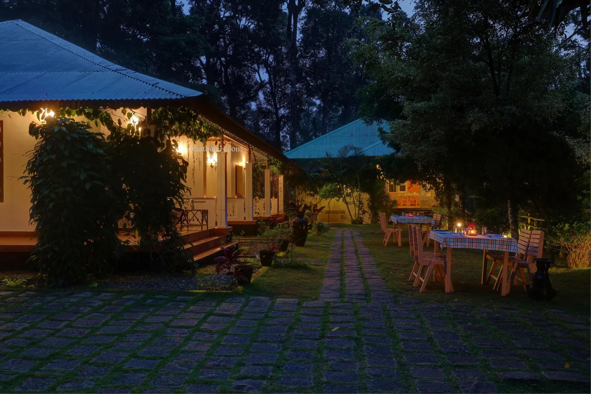 Dew Drops Farm Resort Entrance