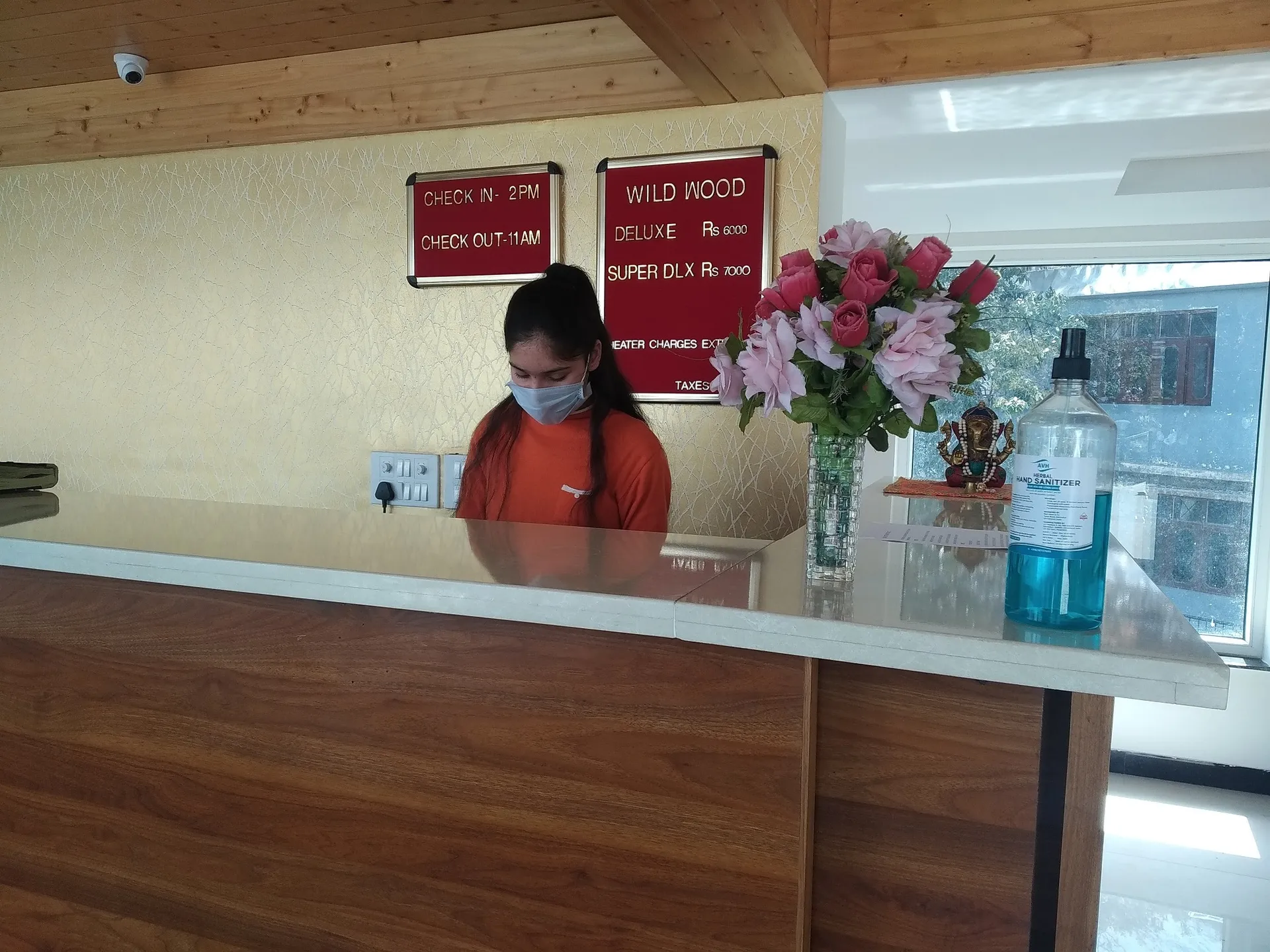 Hotel Wild Wood Reception