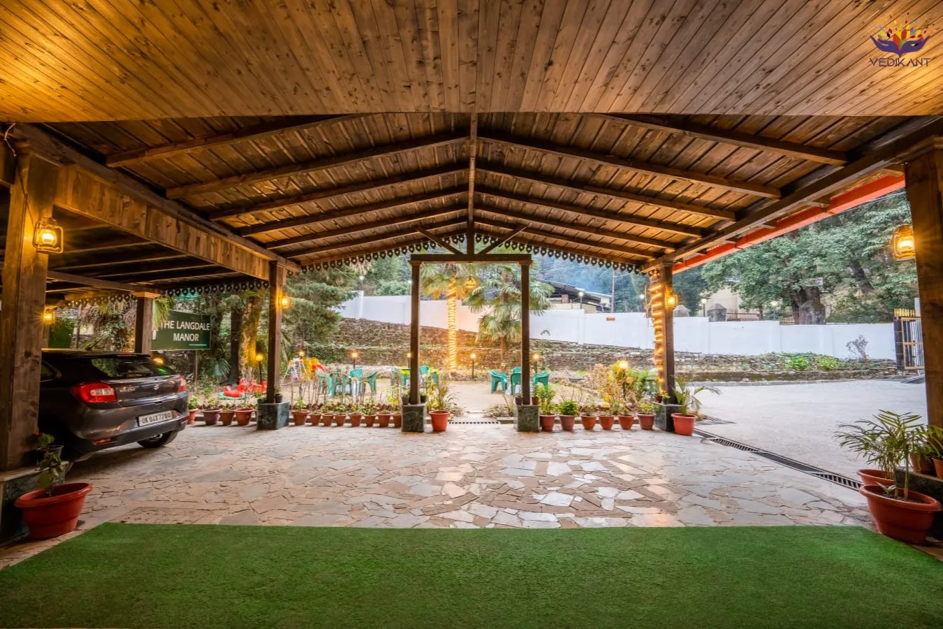 Langdale Manor Nainital Entrance