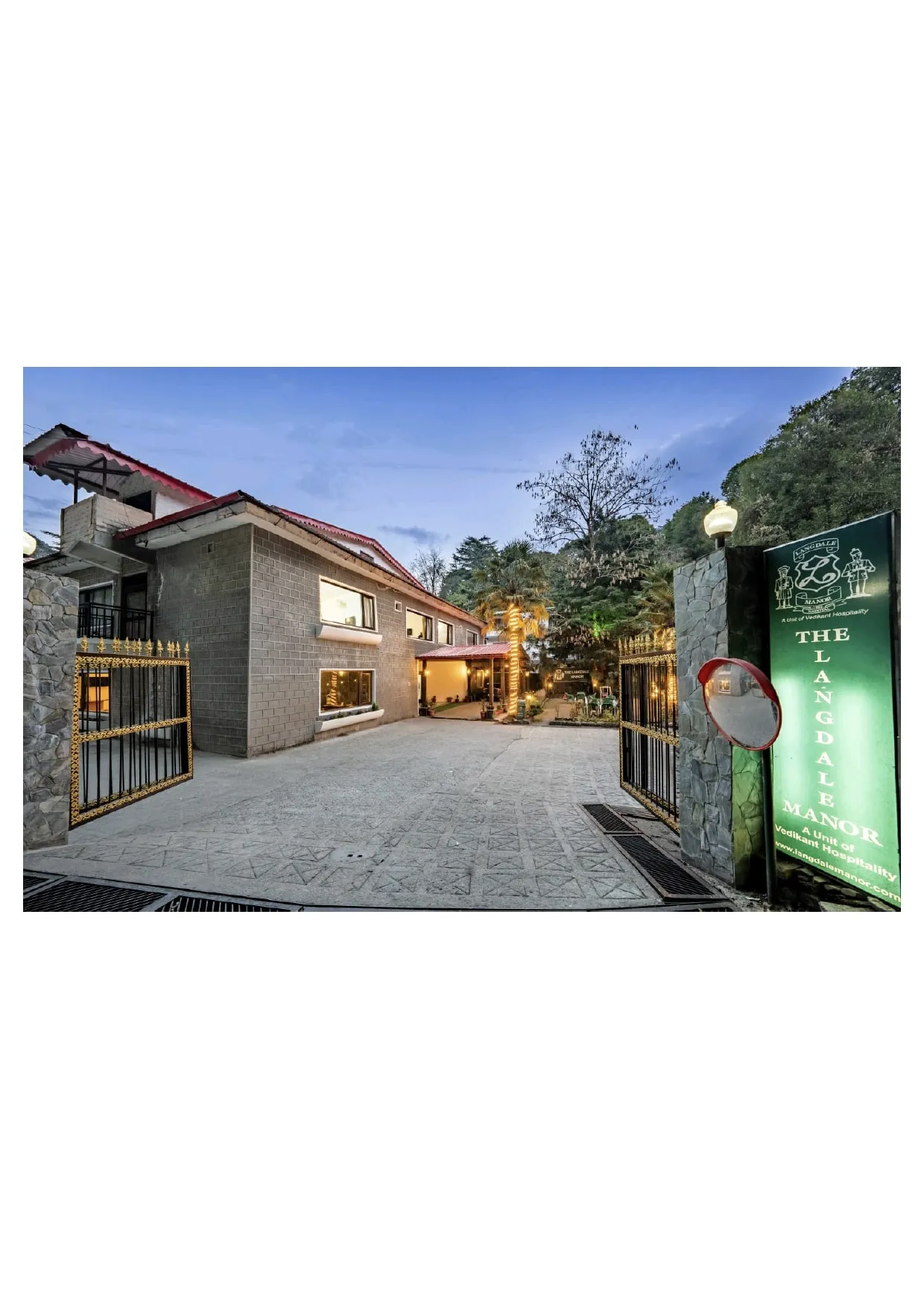 Langdale Manor Nainital Entrance