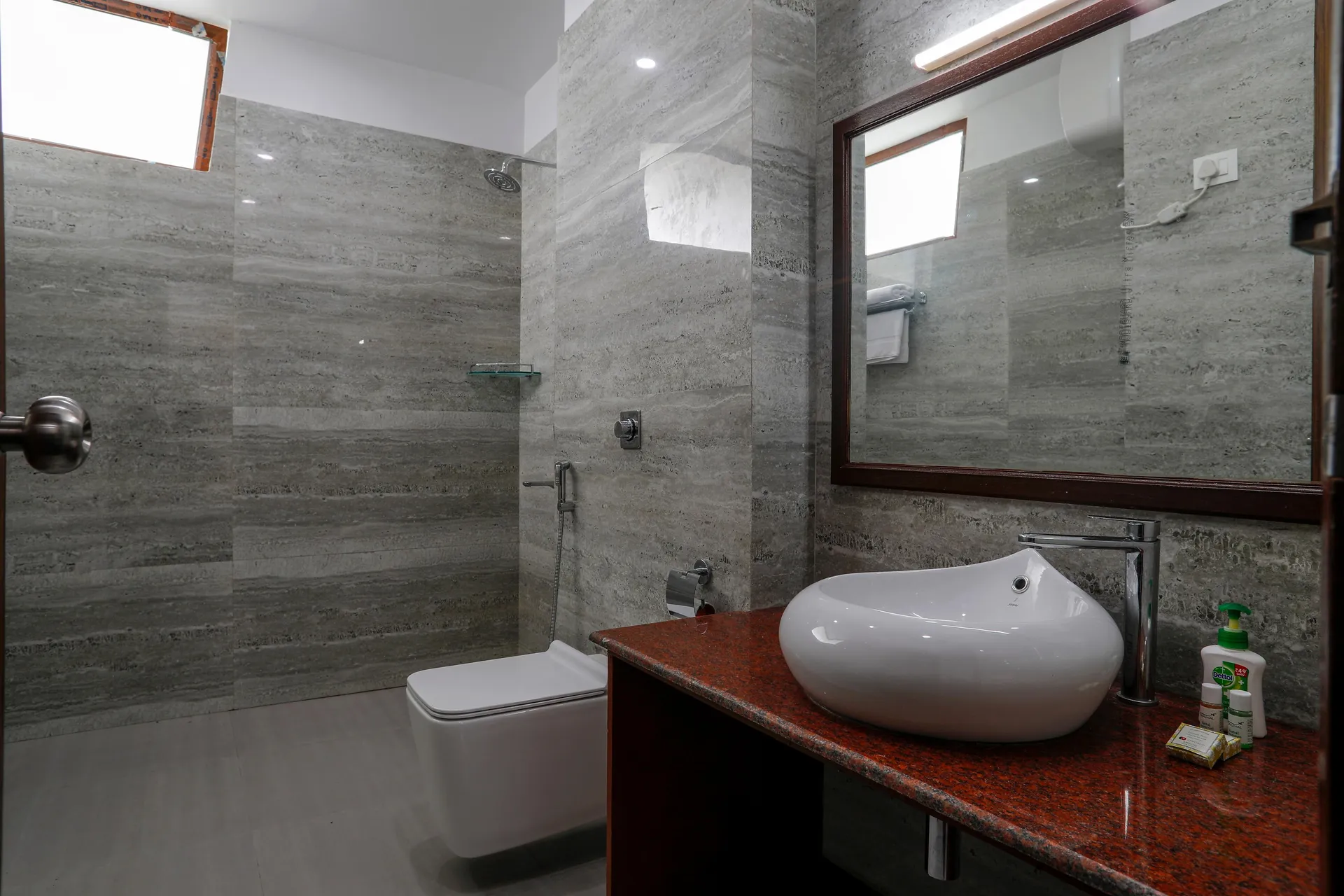 Shivani Foods and Resort Washroom