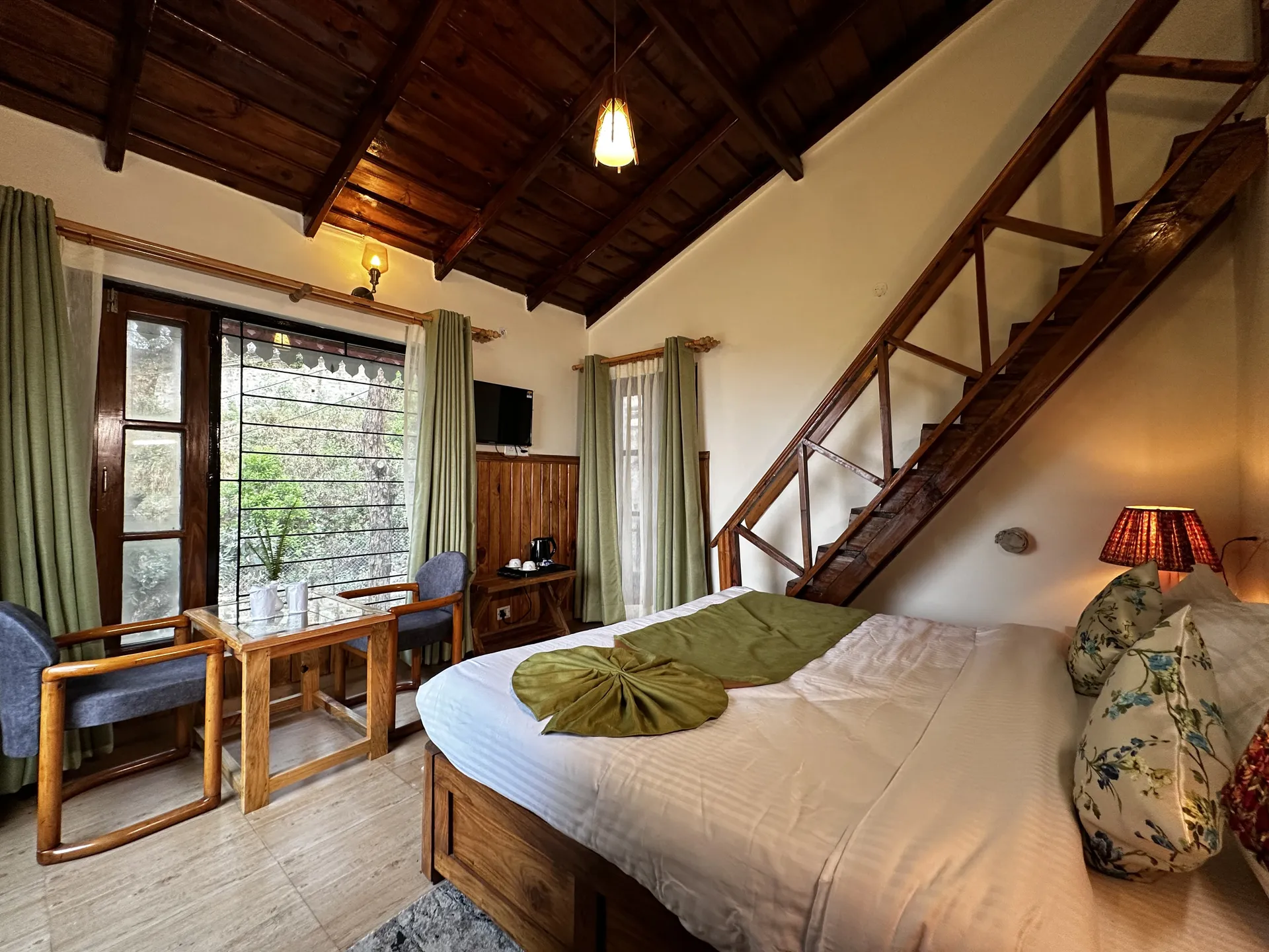 The Dharmas Resort Ranikhet Bedroom