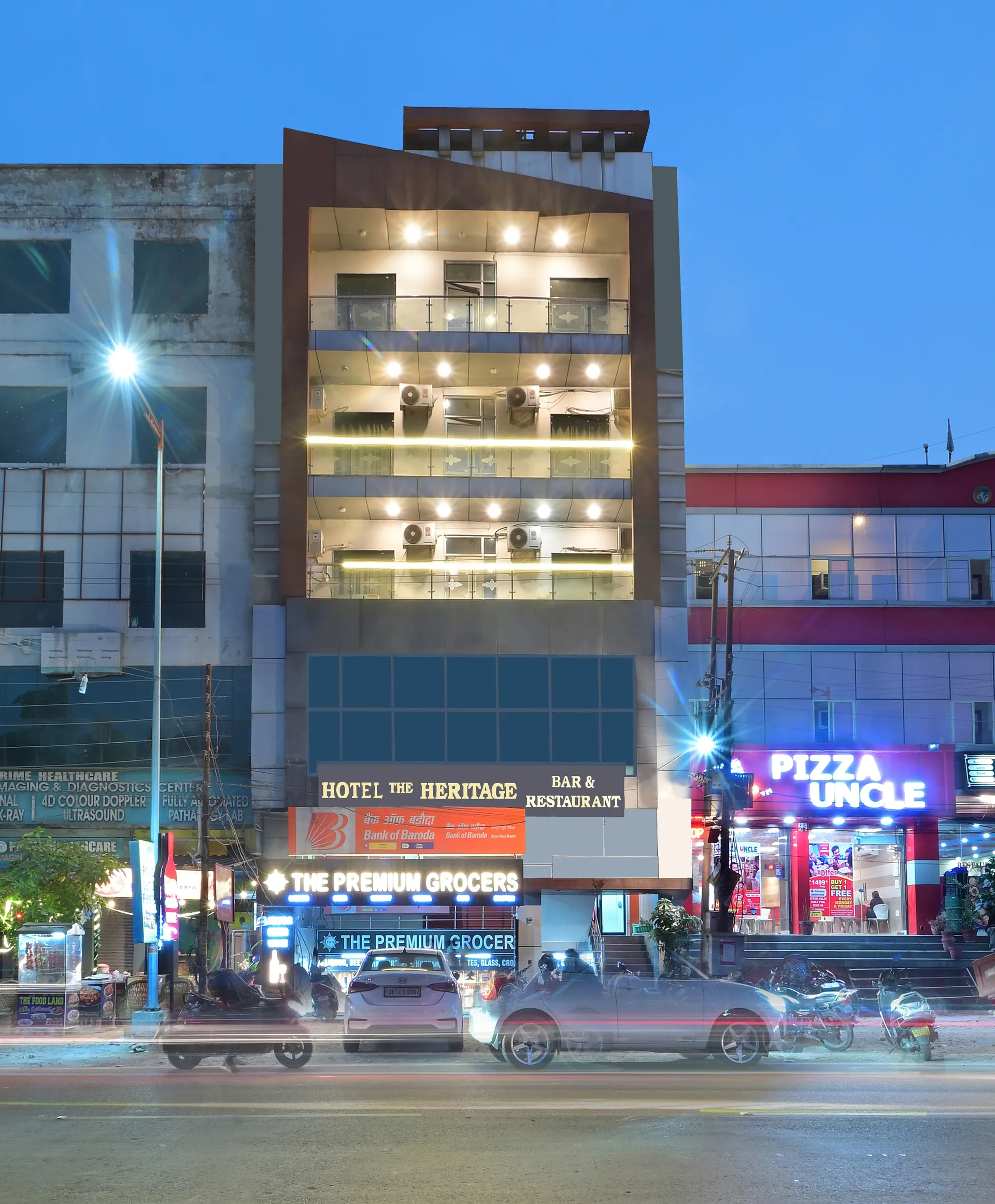 LA Riqueza Heritage Near to Triveni Ghat Facade