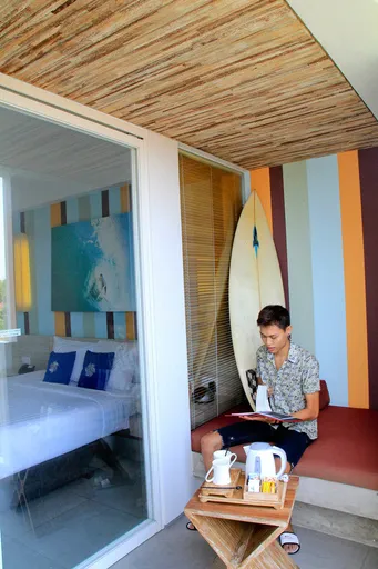 Bliss Surfer Hotel Legian Outdoors