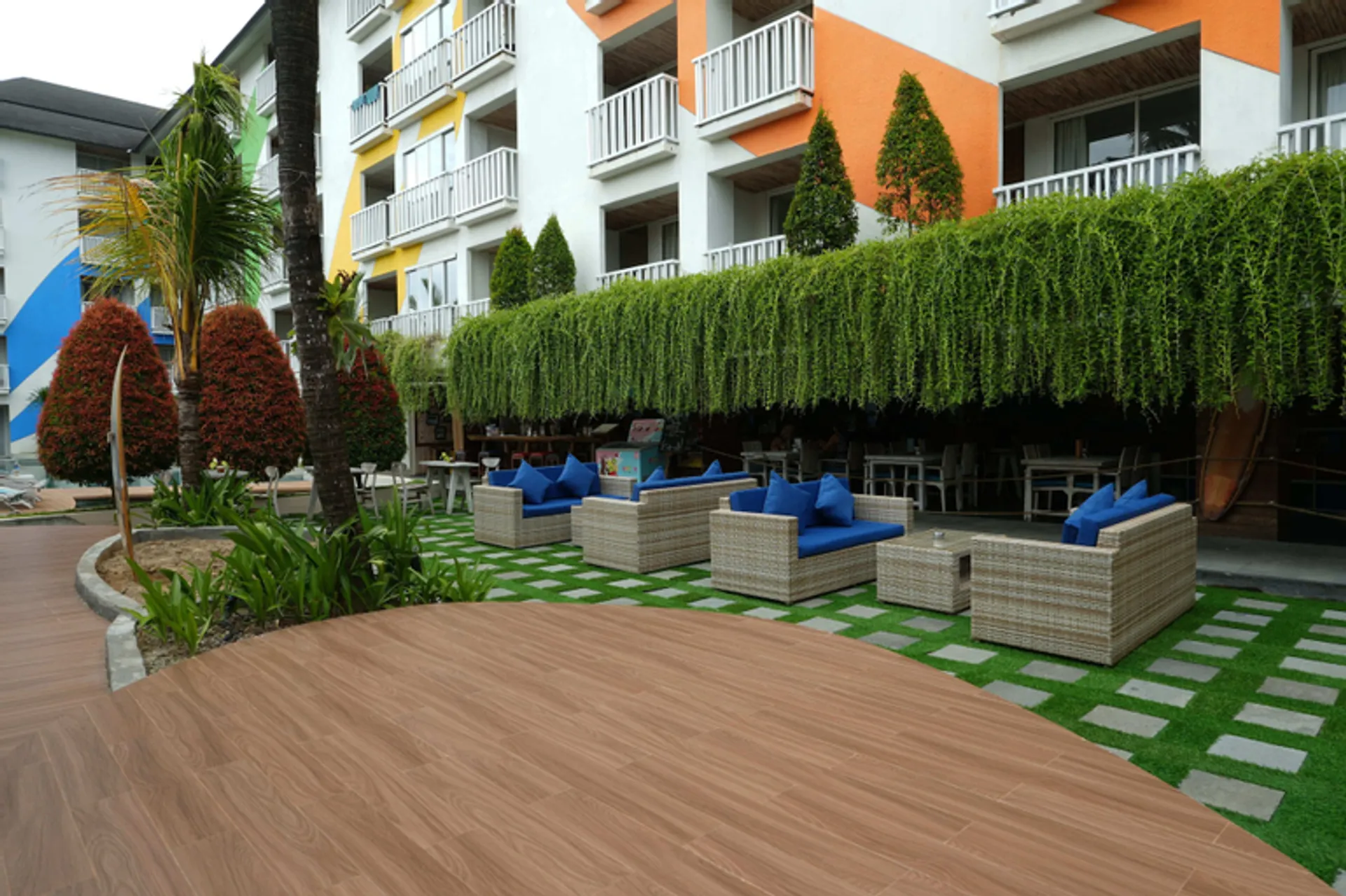 Bliss Surfer Hotel Legian Outdoors